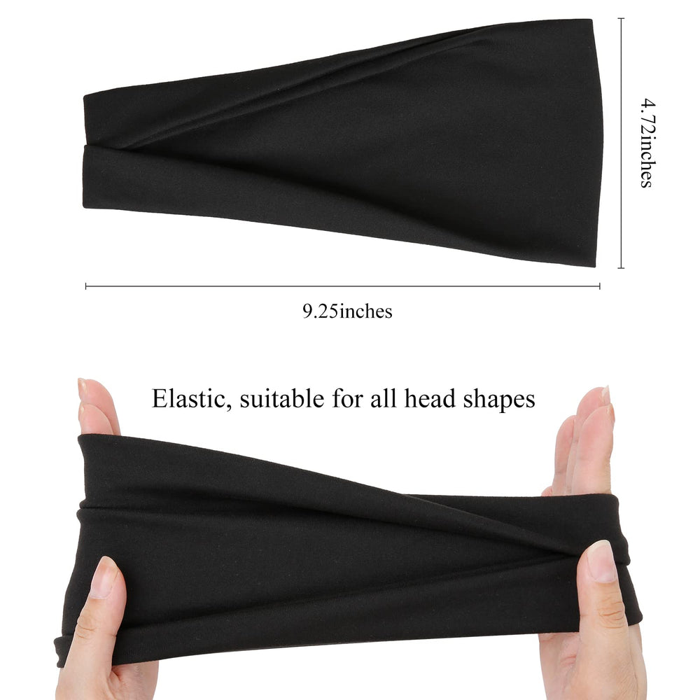 Huachi headbands wide-to-narrow back style shown for versatile wear