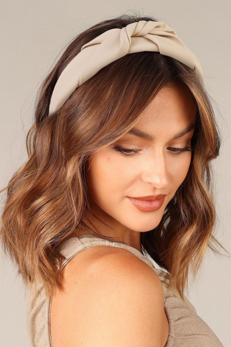 Huachi knotted headbands 3pc set flatlay shows a versatile color collection for many outfits.
