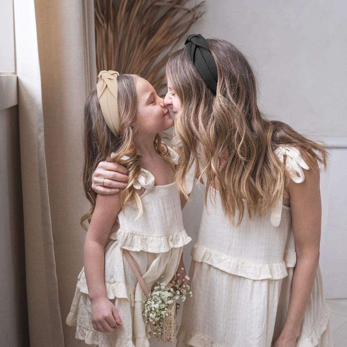 Huachi knotted headbands outfit-idea pair with dresses for a polished everyday look.