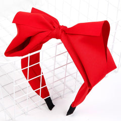 Huachi red bow headband costume ensemble adds fairy-tale magic to outfits.