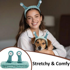 Huachi snail spa headband is machine washable for quick refresh.