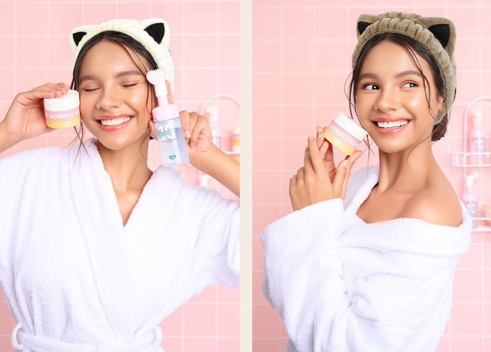 Huachi spa day gift set features two colors for gifting.