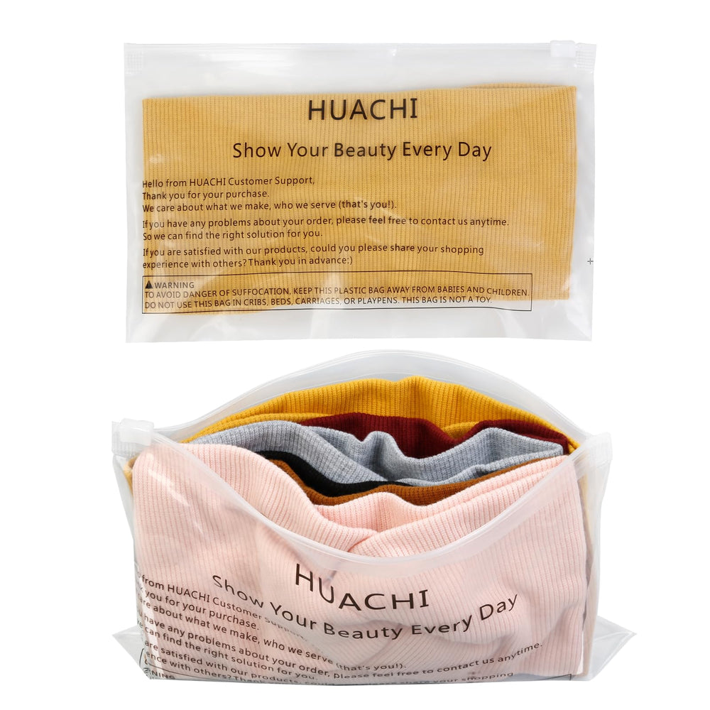 Huachi headbands stay comfortable with stretchy fabric during workouts and commutes