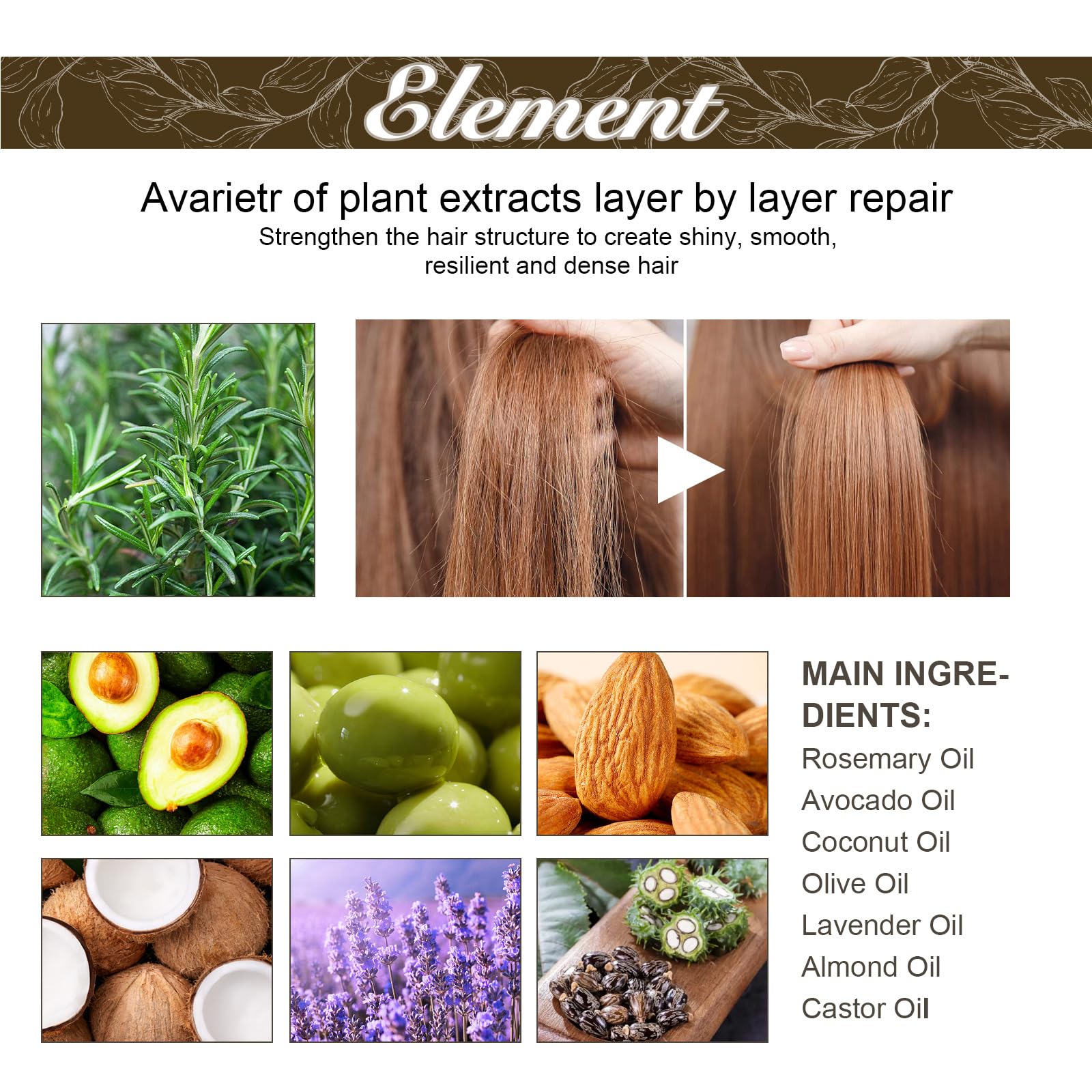 HuaQing damaged hair recovery scene illustrating vitality support.