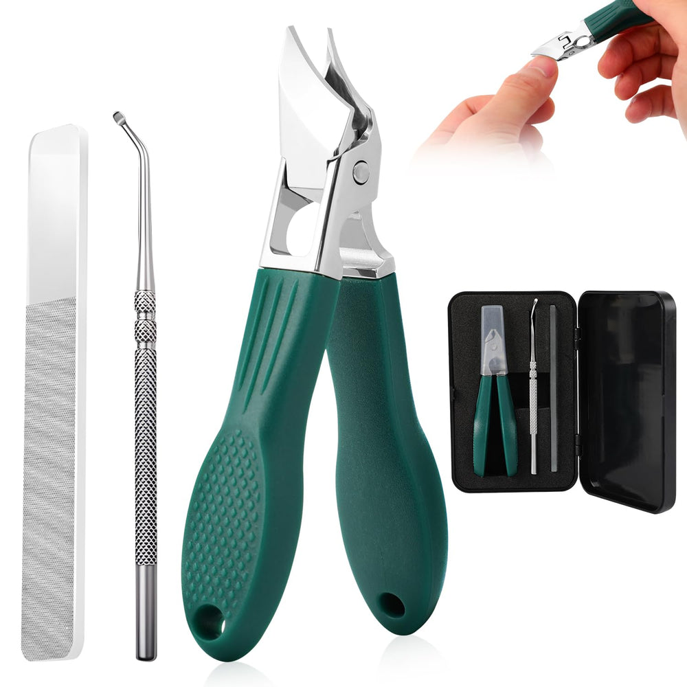 Huatinent eagle-beak nail clippers wide-mouth for splash-free trimming and cleaner nails