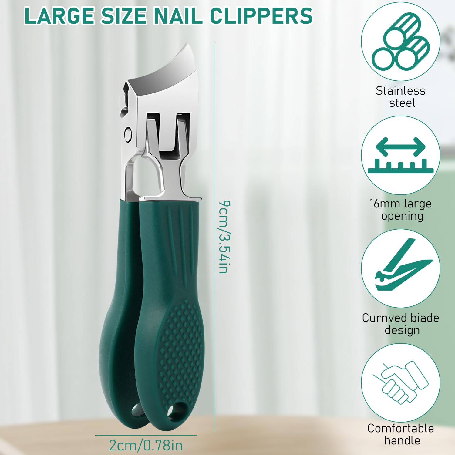 Huatinent thick-nail cutting convenience for seniors and thicker nails