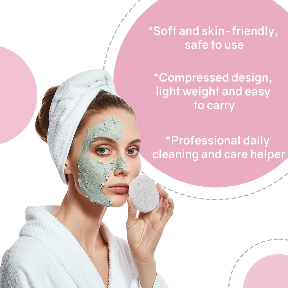 HUAXIN BIOTECHNOLOGY facial cleansing sponges gentle on oil-prone and sensitive skin.