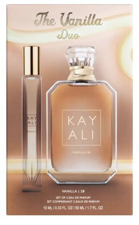 Huda Kayali Vanilla 28 travel spray 10ml ready for on-the-go fragrance touch-ups