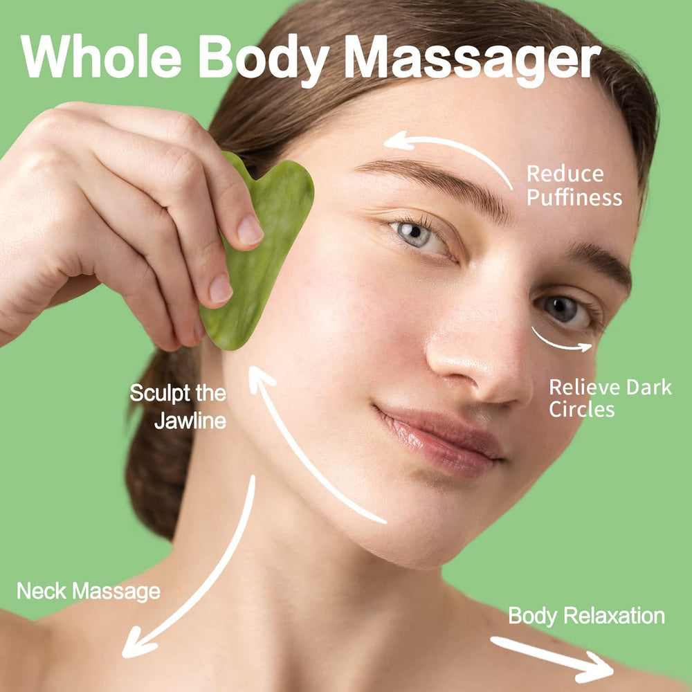 Huefull Gua Sha dual-temperature use lets you customize your skincare session
