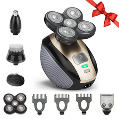 Hugdew 5-in-1 head shaver front view for quick bald grooming