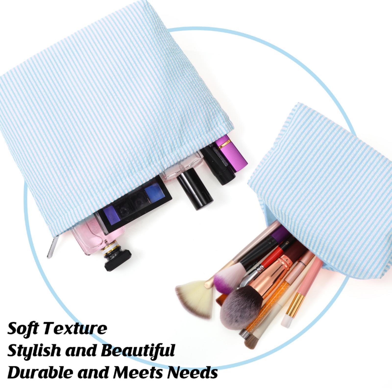 Huhumy makeup brush storage inside demonstrates organized kit on the go.