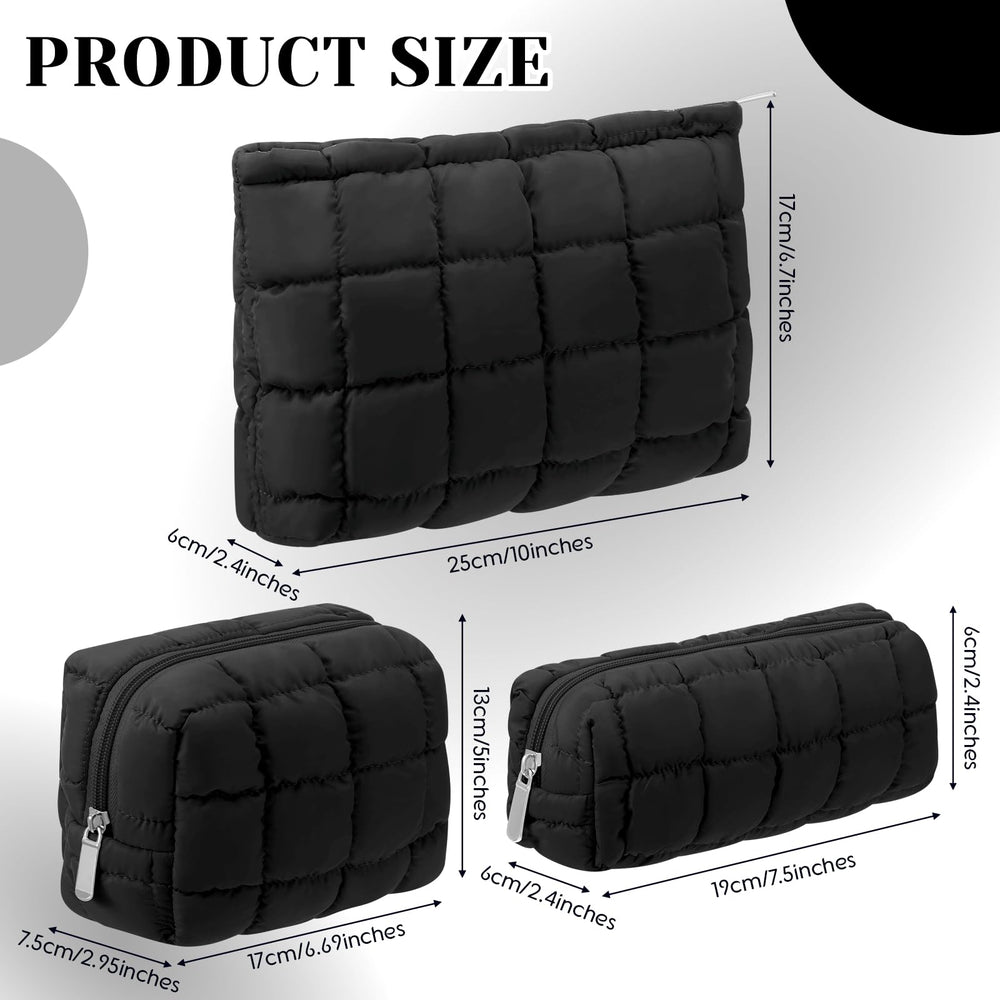 Huhumy Puffy bag open with zipper, easy access to contents on camping trips.
