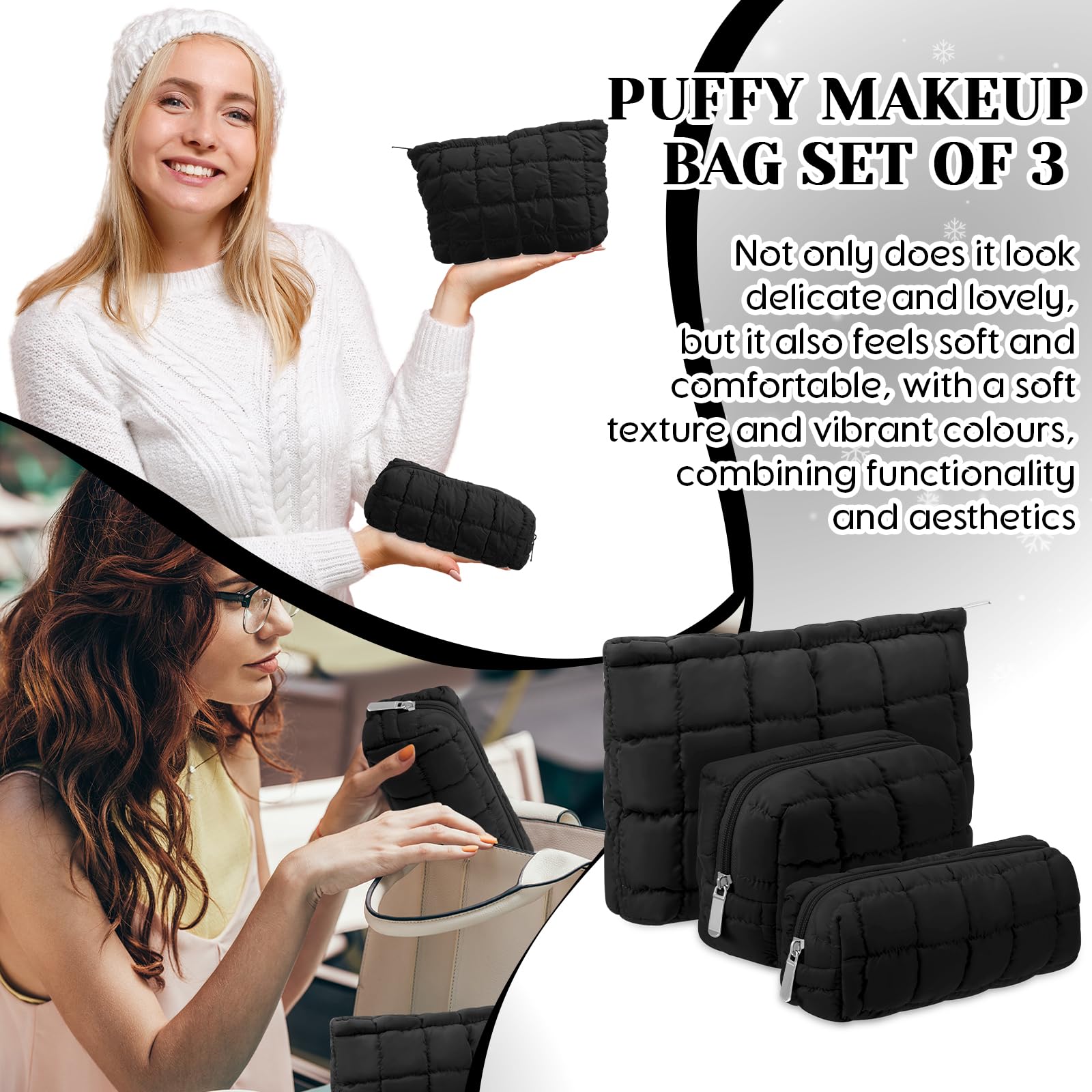 Huhumy Puffy bag packaging, gift-ready for birthdays or holidays.