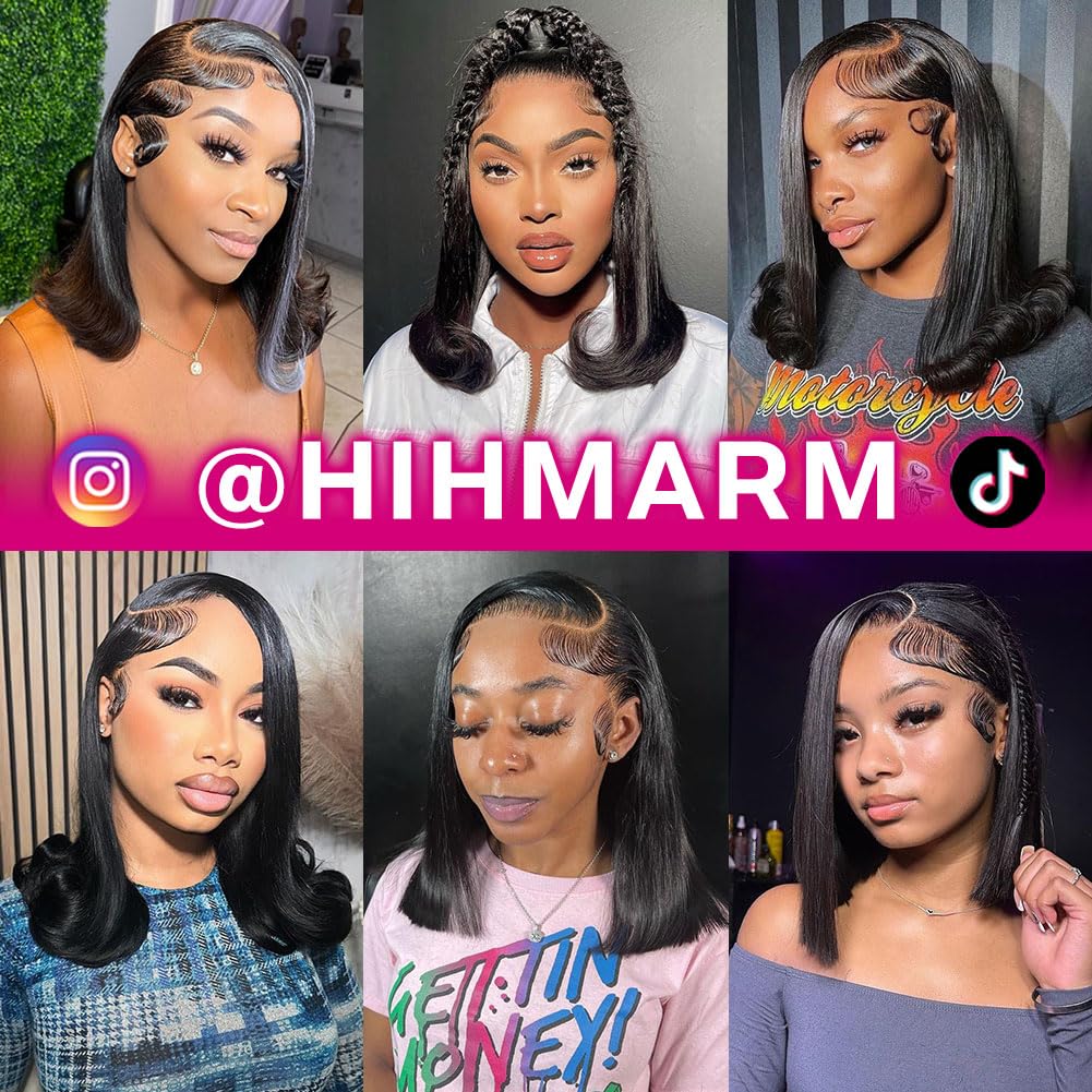 HUIWANYAN hihmarm bob wig lightweight cap for all-day comfort.