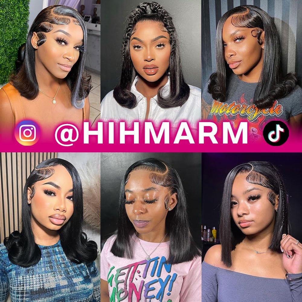HUIWANYAN hihmarm bob wig lightweight cap for all-day comfort.