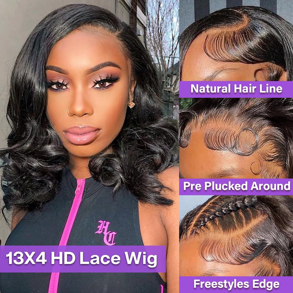 Lace detail shows Swiss HD lace for seamless blend on HUIWANYAN Hihmarm wig.