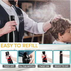 Hula Home 360-degree spray prevents leaks and keeps surfaces clean.