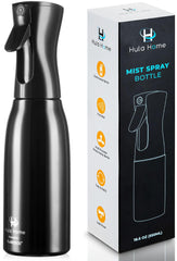 Hula Home spray bottle with Flairosol mist for even coverage and quick drying.