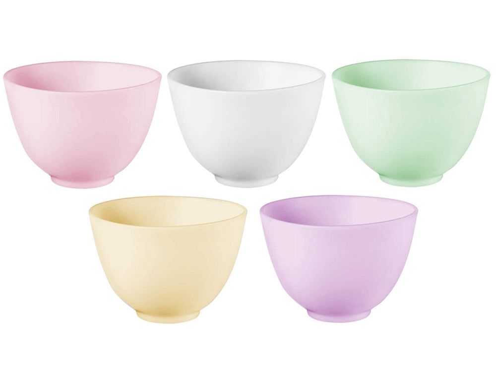 Hulless silicone facial mask mixing bowl set of 3.3 inches for easy skincare prep.