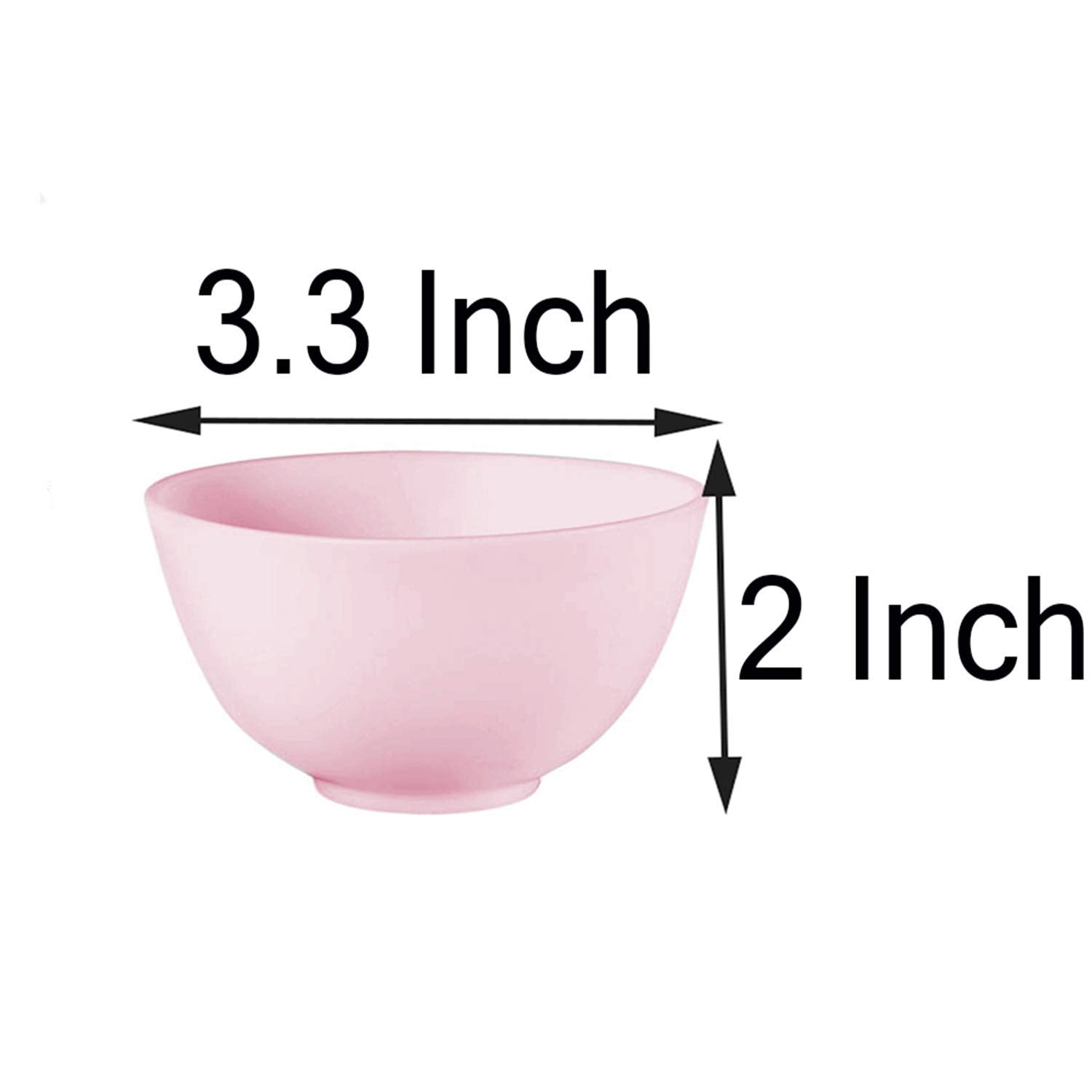 Hulless silicone facial mask bowl is durable and odor-resistant for repeated use.