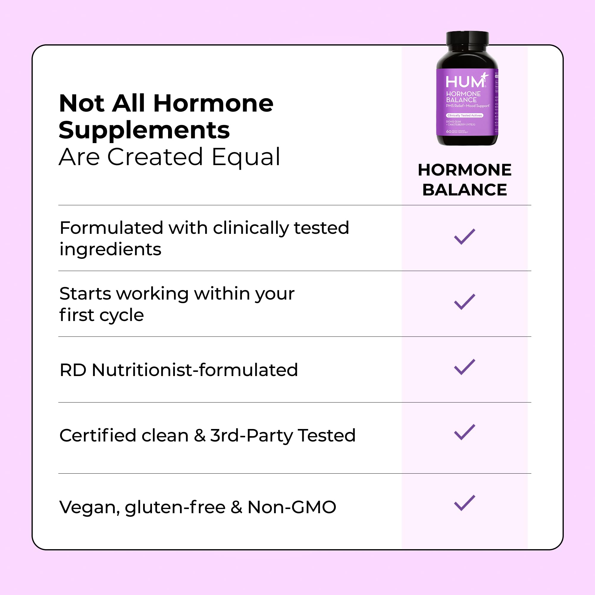 Morning routine scene featuring HUM Hormone Balance daily use.