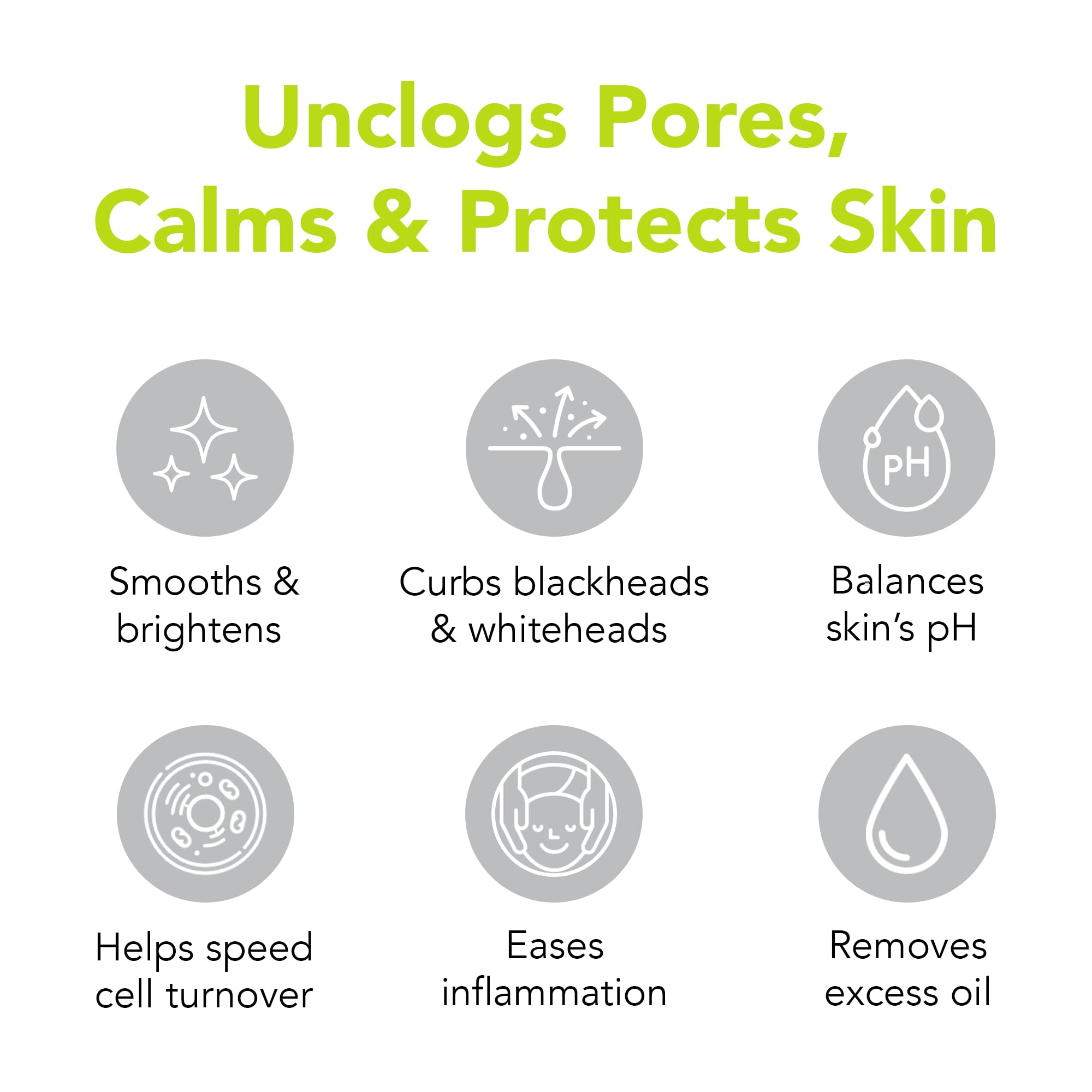 Humane Clarifying Toner on cotton pad for consistent exfoliation during skincare
