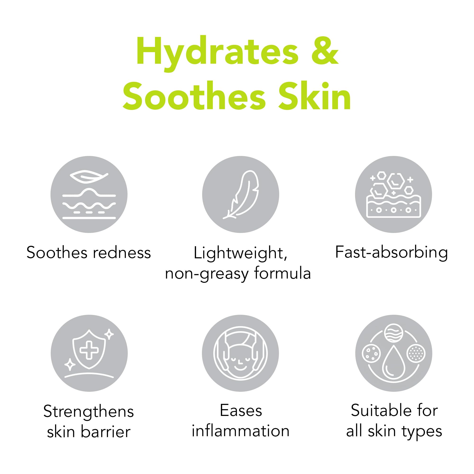 humane oil-free daily moisturizer absorption close-up highlights quick hydration without heaviness
