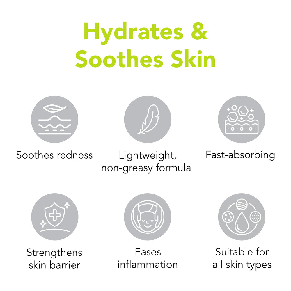 humane oil-free daily moisturizer absorption close-up highlights quick hydration without heaviness