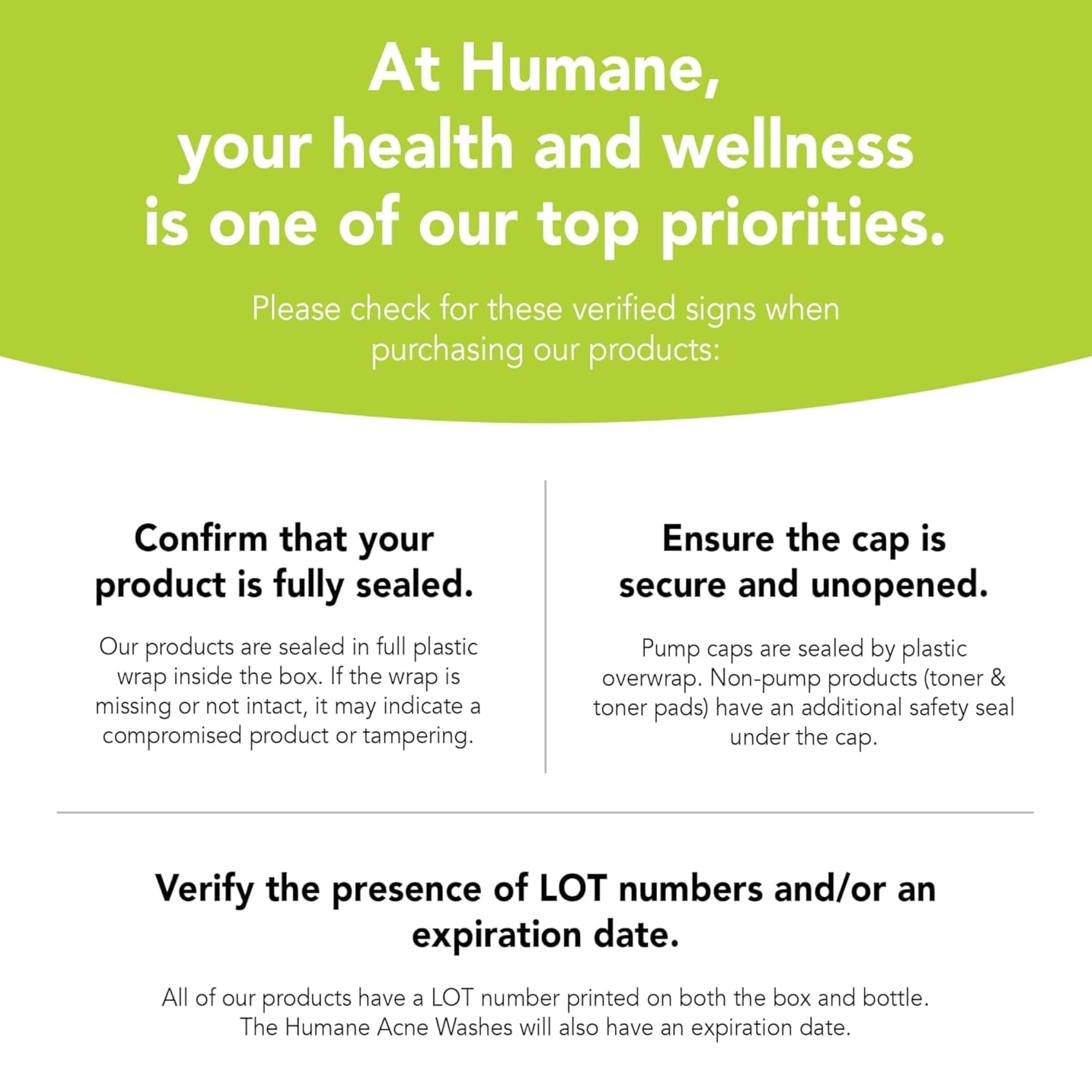 humane usa-made label — domestically produced acne cleanser