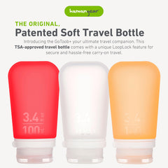 humangear GoToob+ contoured tube stands for easy filling and cleaning