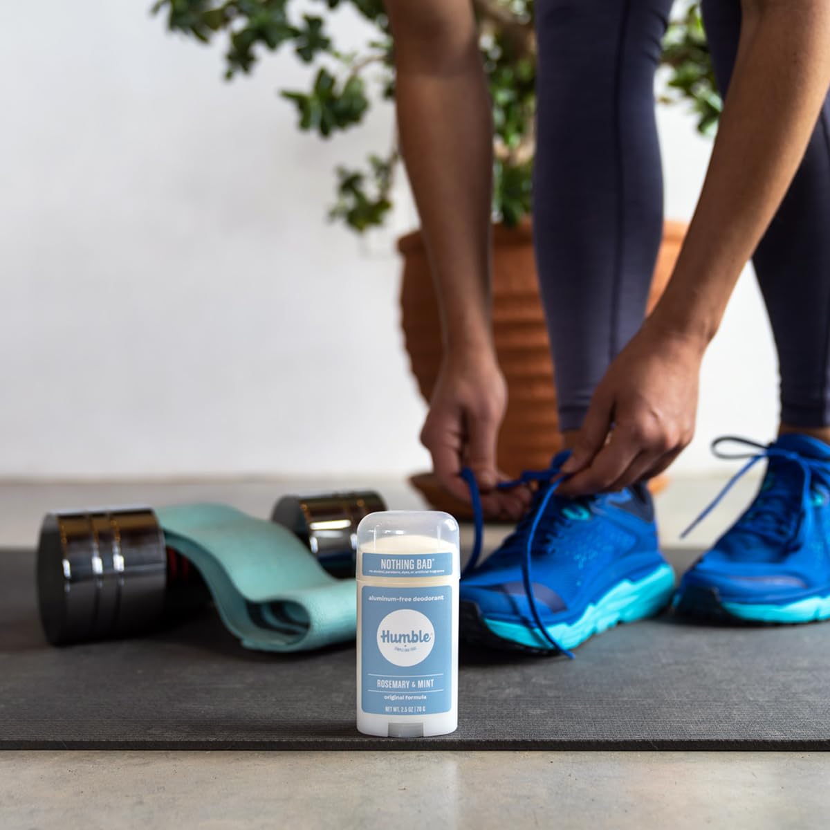 Aluminum-free label on HUMBLE BRANDS Original Formula deodorant