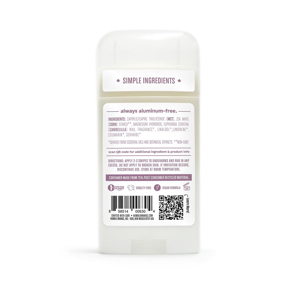 Humble Brands deodorant glide demonstrating smooth application on underarm skin.