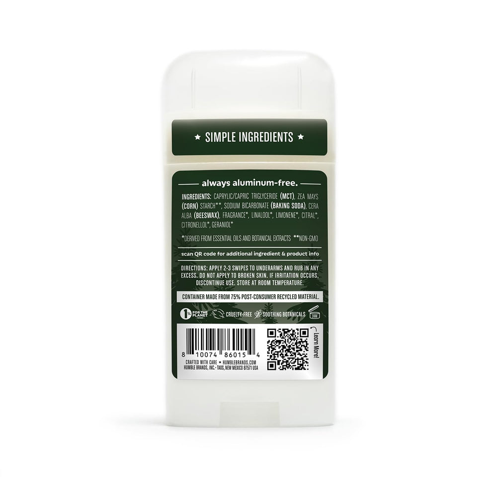 Humble Brands cruelty-free certification badge beside product branding