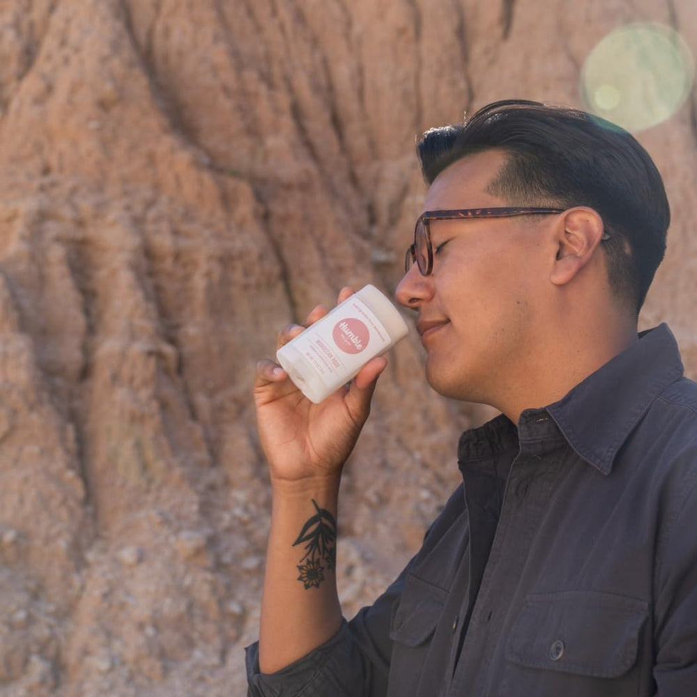 Humble Brands deodorant with smooth glide from candelilla wax.