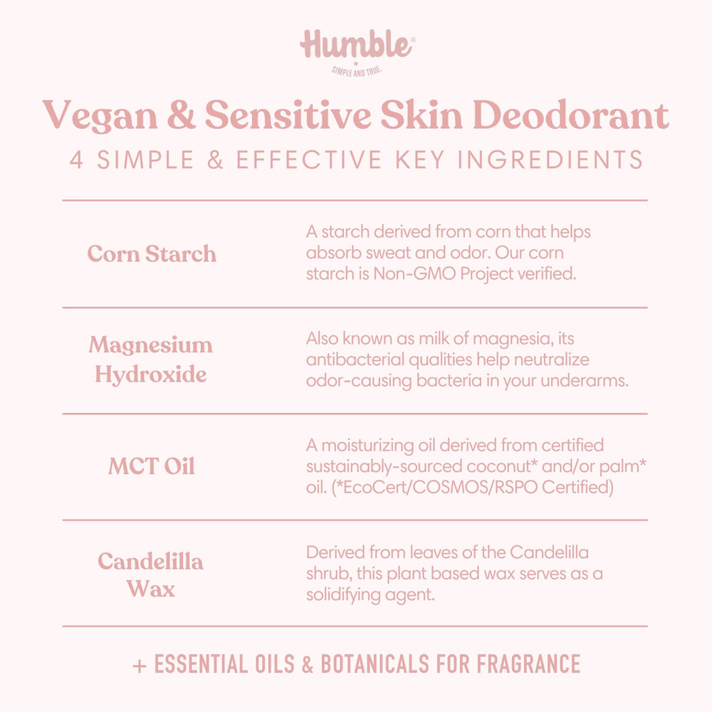 Humble Brands Moroccan Rose scent: fresh, warm, with soft spice.