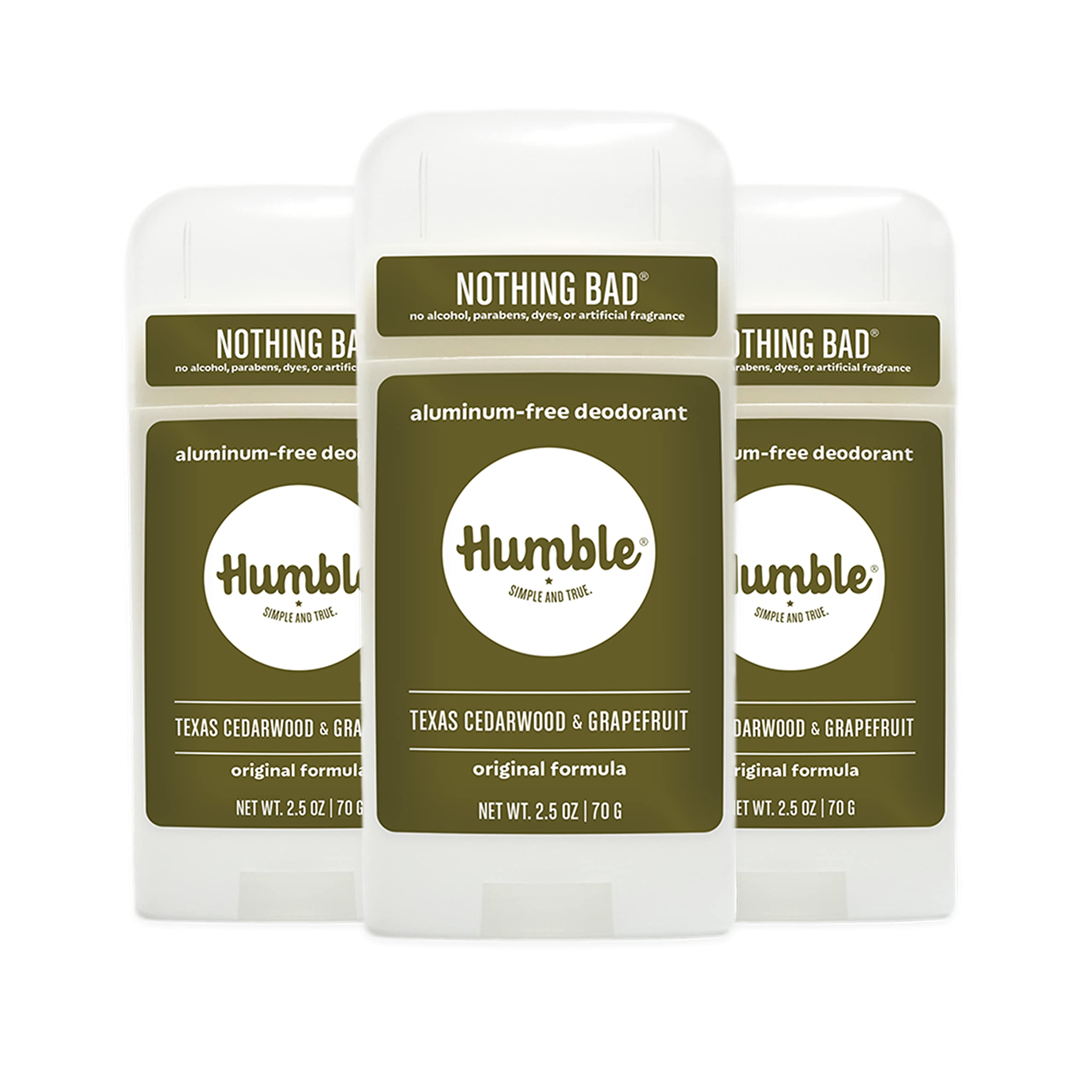 Humble Brands Original Formula Deodorant bottle for aluminum-free daily freshness