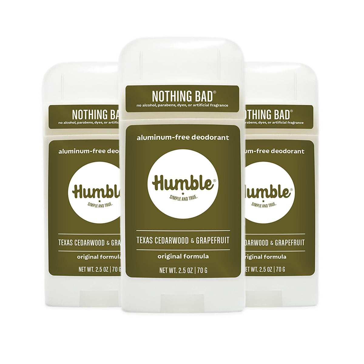 Humble Brands Original Formula Deodorant bottle for aluminum-free daily freshness
