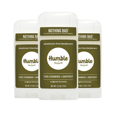 Humble Brands Original Formula Deodorant bottle for aluminum-free daily freshness
