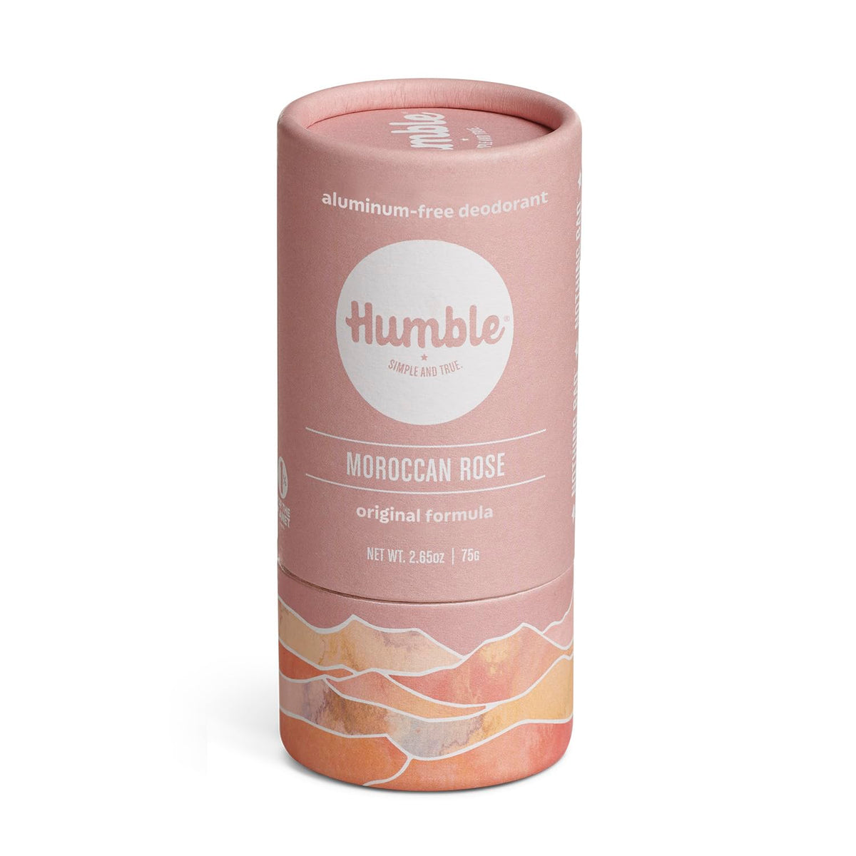 Humble Brands Original Formula deodorant bottle with aluminum-free, long-lasting odor control.