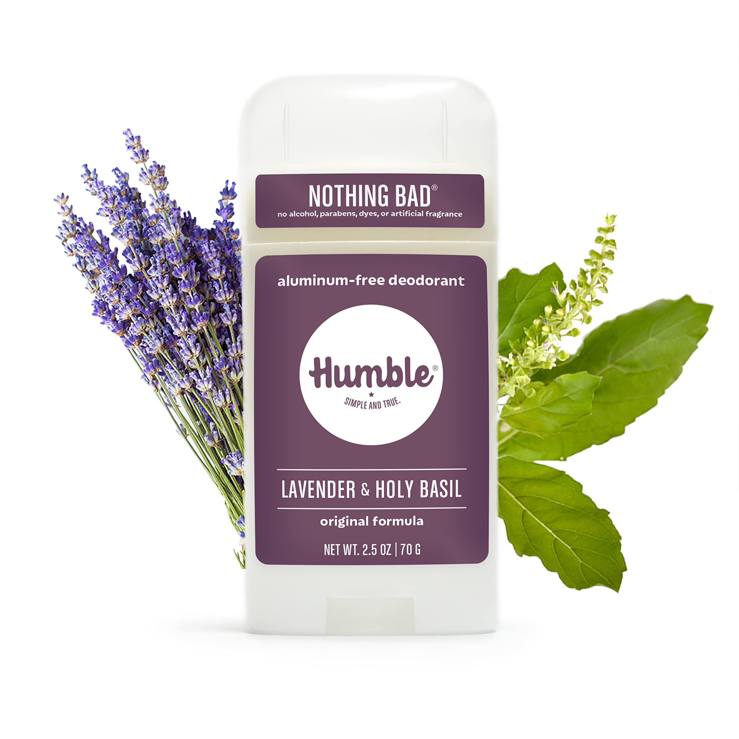 Humble Brands deodorant with MCT oil for a smooth texture and skin comfort.