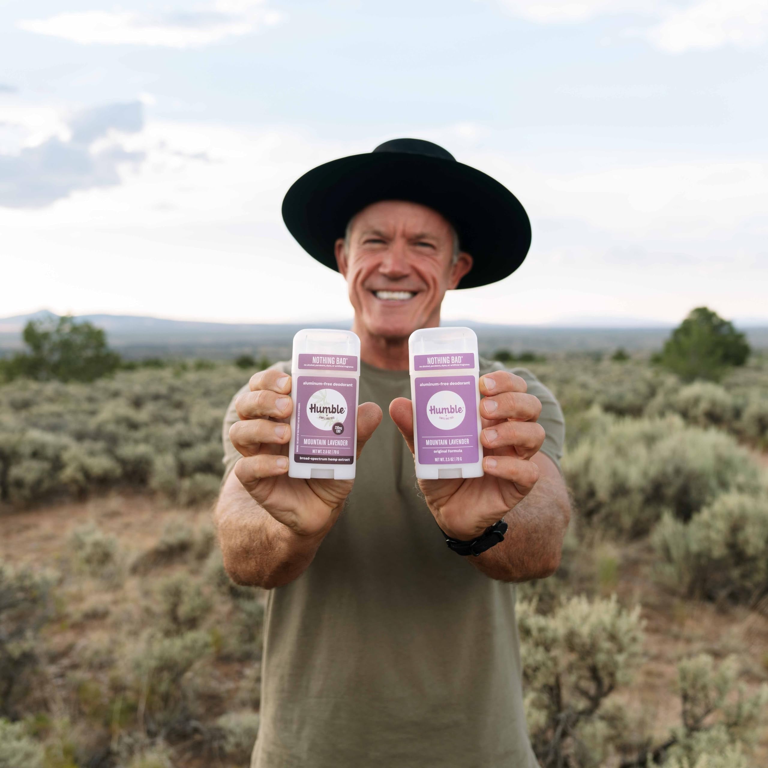 Humble Brands Mountain Lavender scent evokes fresh high-country notes and calming aromatics.