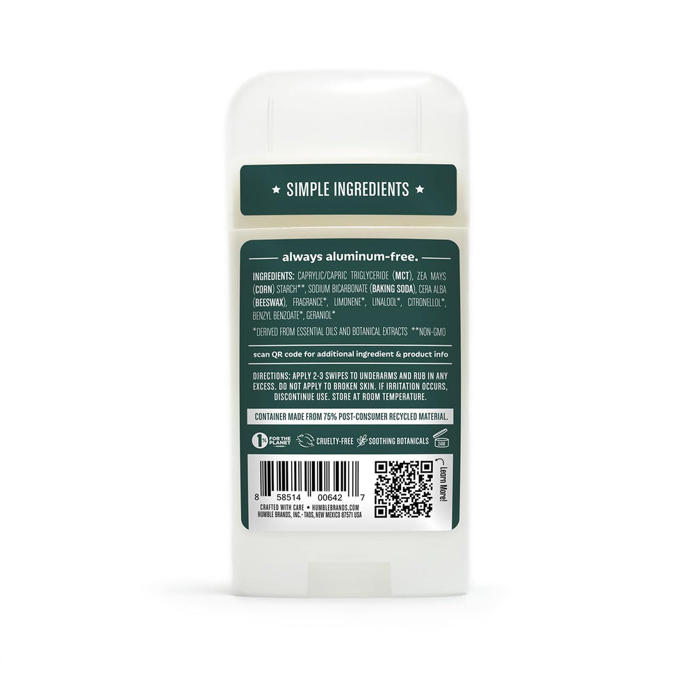 Humble Brands Original Formula Deodorant product display with three tubes.