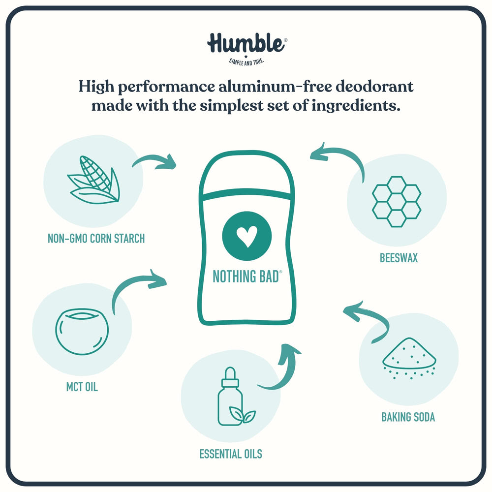 HUMBLE BRANDS Moroccan Rose original formula stick with calming scent