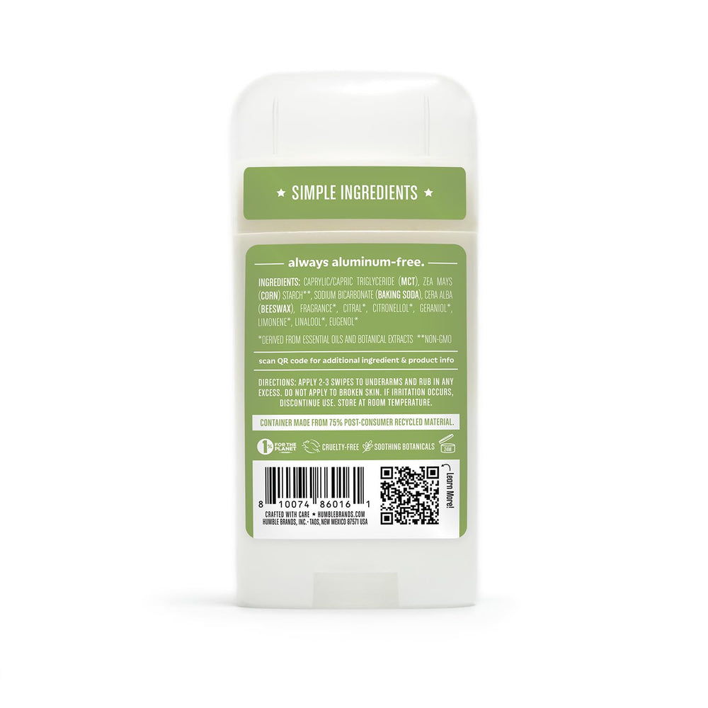 Front pack image of HUMBLE BRANDS 3-pack Original Formula deodorant