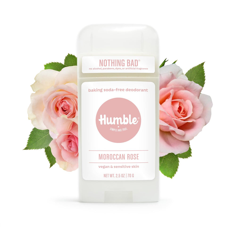 Humble Brands sensitive-skin deodorant with easy glide application.