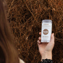 Humble Brands sensitive skin deodorant texture close-up demonstrates easy application