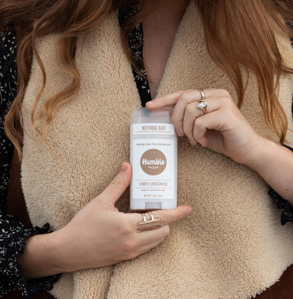 Humble Brands vegan cruelty-free deodorant label front view