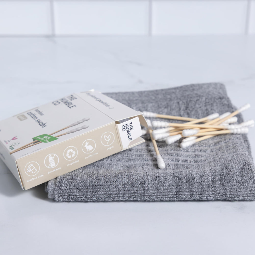 The Humble Co Bamboo Swabs enable precise makeup tweaks and gentle cleaning.