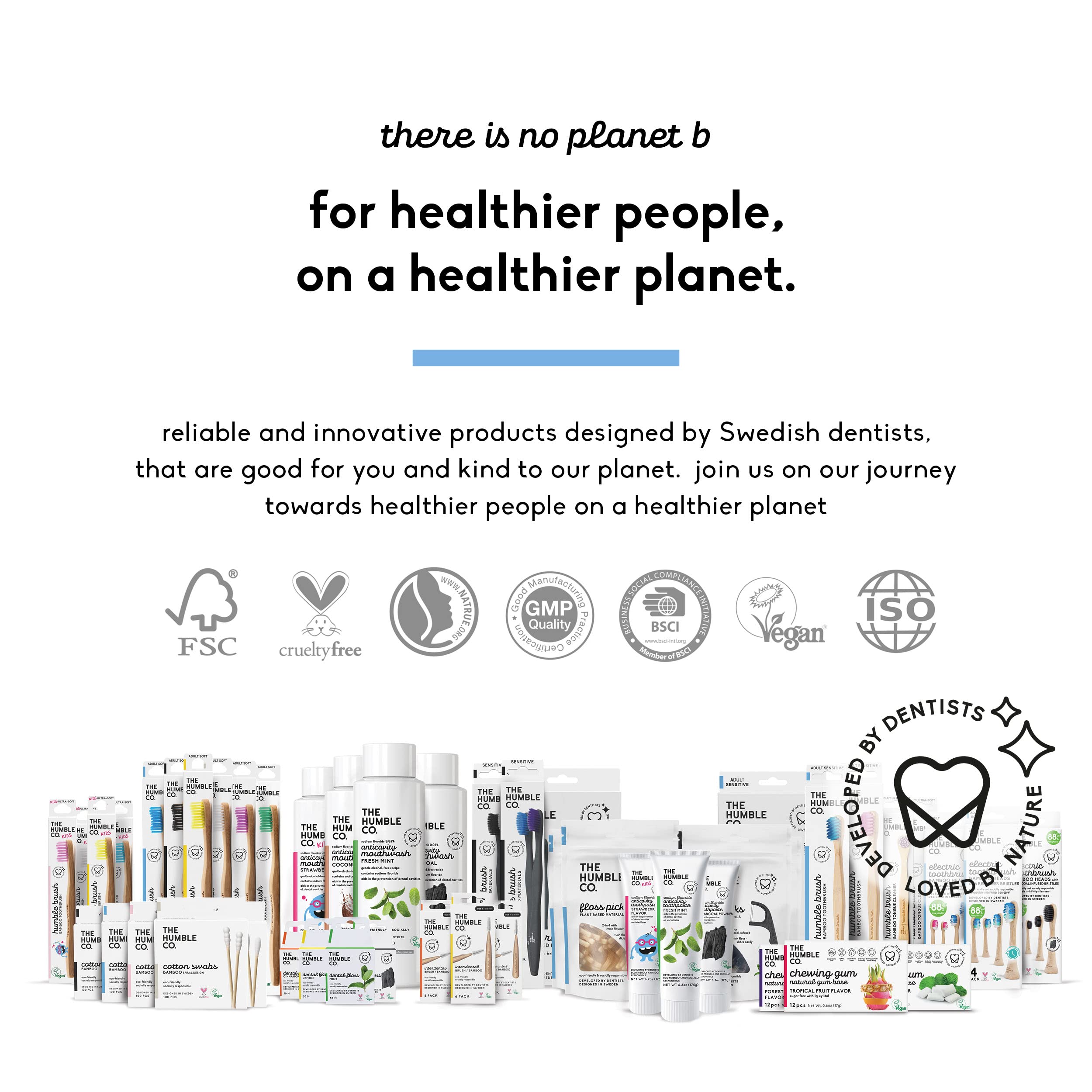 The Humble Co Bamboo Cotton Swabs reduce waste with a 600-count design.