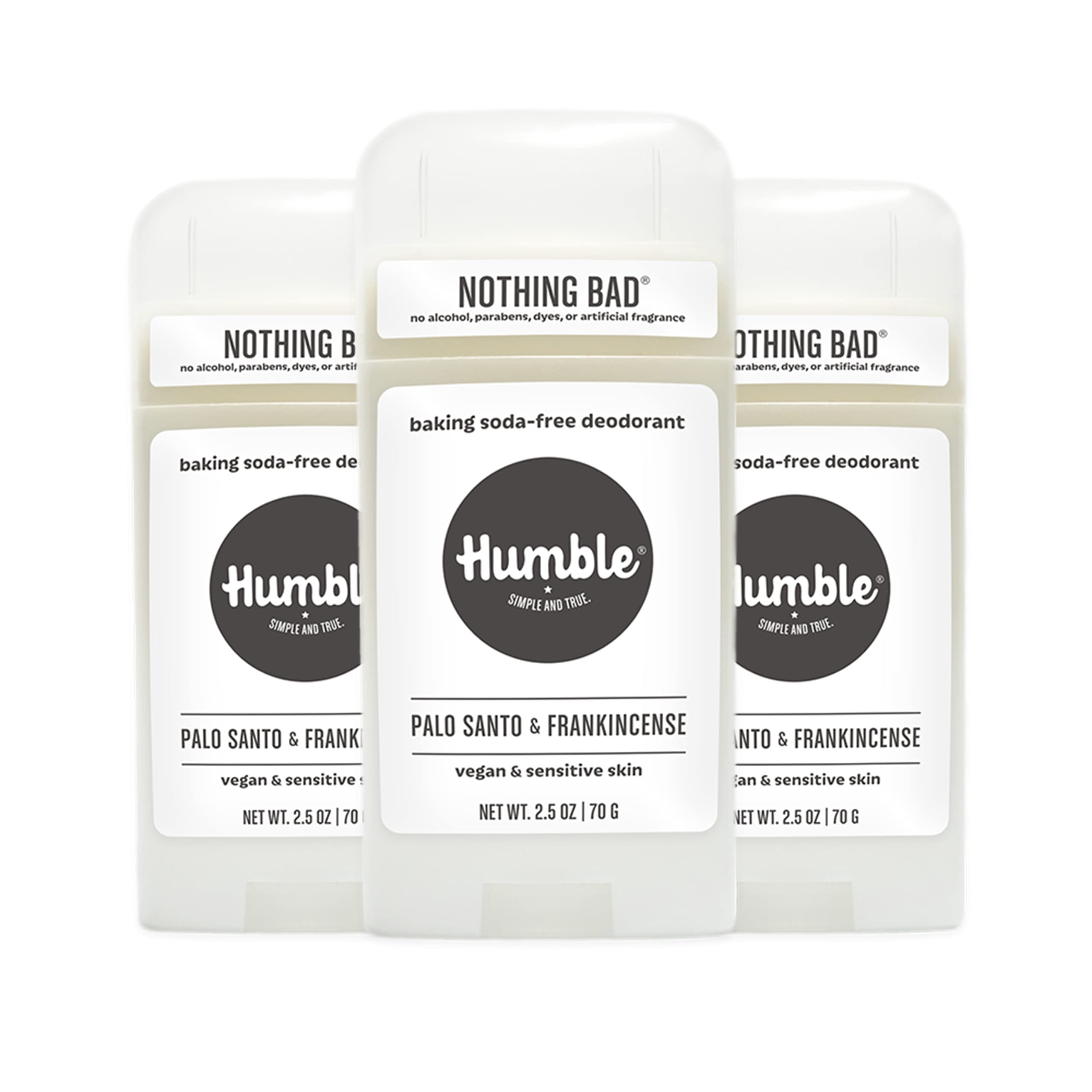 Humble Palo Santo Frankincense pack shows woodsy scent for everyday odor protection